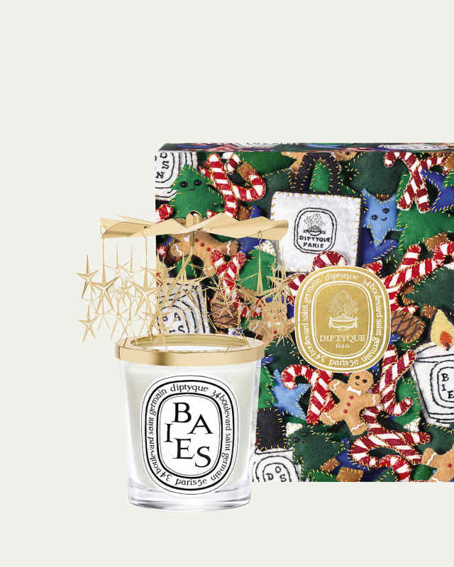 Baies Scented Candle with Golden Carrousel, 6.7 oz.